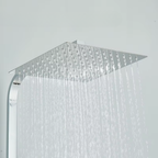 Colonne Douche Thermostatique Acier Inoxydable 304 Chrome Carré