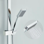 Colonne Douche Thermostatique Acier Inoxydable 304 Chrome Carré