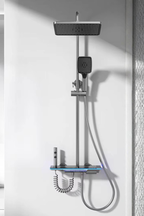 Colonne de Douche Thermostatique LED Rectangulaire 4 Modes