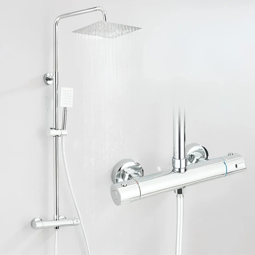 Colonne Douche Thermostatique Acier Inoxydable 304 Chrome