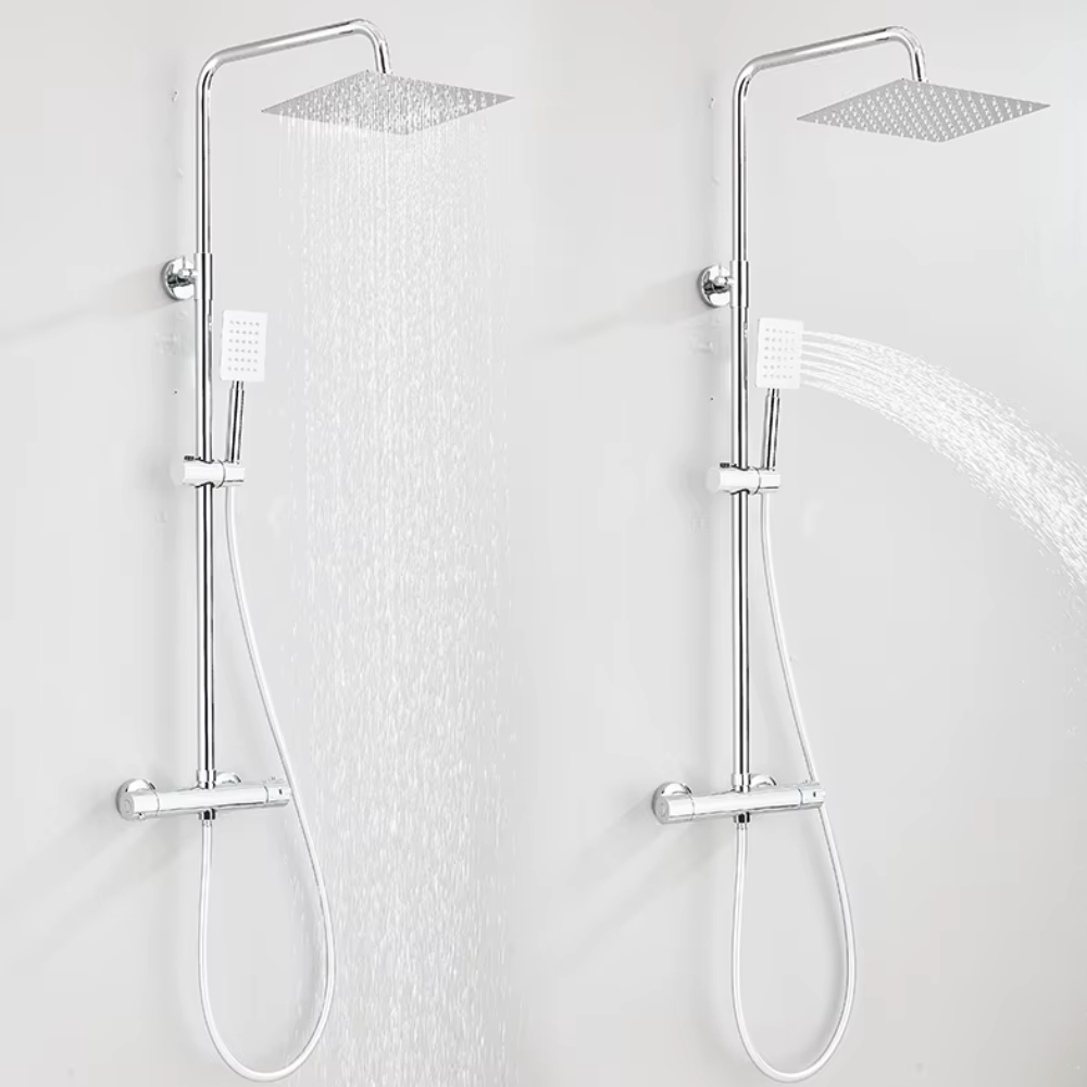 Colonne Douche Thermostatique Acier Inoxydable 304 Chrome