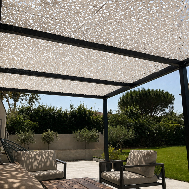 Filet de camouflage renforcé blanc