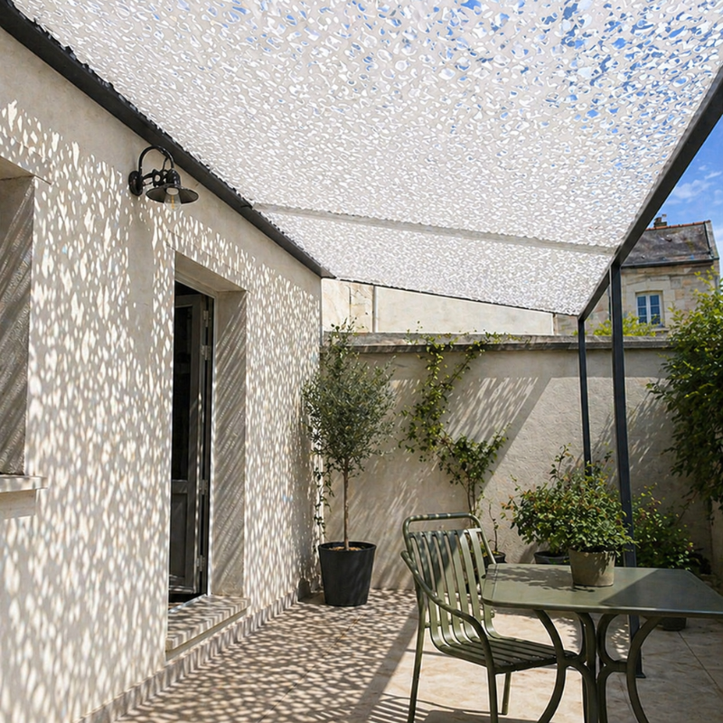 Filet de camouflage renforcé blanc