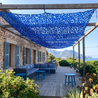 Filet de camouflage renforcé bleu